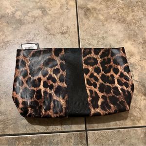 NWT ULTA Cheetah Print Cosmetics Bag